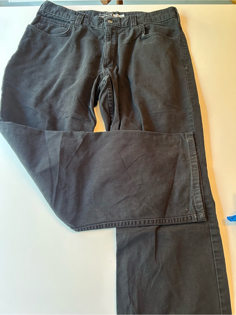 Carhartt Black Relaxed Fit Work Pants